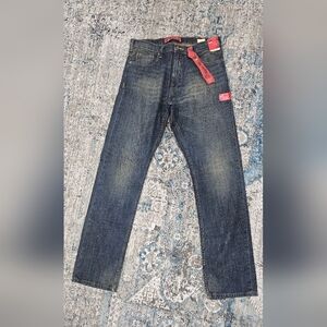 Lee Dark Wash Slim Straight Jeans 34x 36 - New With Tags